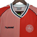 Camisa Dinamarca Retrô 1986 Vermelha e Branca - Hummel - MAJESTO BR