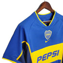 Camisa Boca Juniors Retrô 2002 Azul e Amarela - Nike - MAJESTO BR