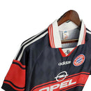 Camisa Bayern Retrô 1997/1999 Preta e Vermelha - Adidas - MAJESTO BR