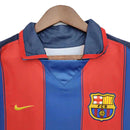 Camisa Barcelona Retrô 2003/2004 Azul e Grená - Nike - MAJESTO BR