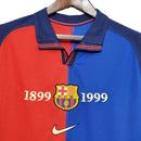 Camisa Retrô Barcelona 100 Anos Nike 1899/99 Azul e Grená - MAJESTO BR
