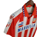 Camisa Atlético de Madrid Retrô 1994/1995 Branca e Vermelha - Puma - MAJESTO BR