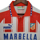 Camisa Atlético de Madrid Retrô 1994/1995 Branca e Vermelha - Puma - MAJESTO BR