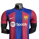 Camisa Barcelona I 23/24 Jogador Nike Masculina - Azul e Grená - MAJESTO BR