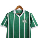 Camisa Palmeiras Retrô I 1993 Torcedor Masculina - Verde com listras em branco - MAJESTO BR