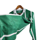 Camisa Palmeiras Retrô I 1993 Torcedor manga longa - Verde com listras em branco - MAJESTO BR