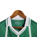 Camisa Palmeiras Retrô I 1993 Torcedor manga longa - Verde com listras em branco - MAJESTO BR