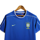 Camisa Retrô Seleção Brasileira II Away 1998/99 Nike Masculino Azul - MAJESTO BR