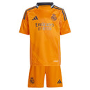 Conjunto Infantil Real Madrid II 24/25 - Laranja - MAJESTO BR