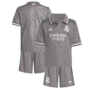 Conjunto Infantil Real Madrid III 24/25 - Cinza - MAJESTO BR