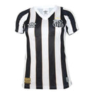 Camisa Santos Feminina Away 24/25 - Branca e Preta - MAJESTO BR
