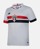 Camisa São Paulo Home 24/25 - Branca e vermelha - MAJESTO BR