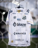 Camisa Santos Home 23/24 - Branca e amarela - MAJESTO BR